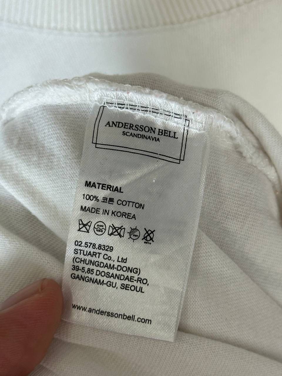 Andersson Bell Andersson bell scandinavia spring summer 2016 white tee Size US L / EU 52-54 / 3 - 10 Thumbnail