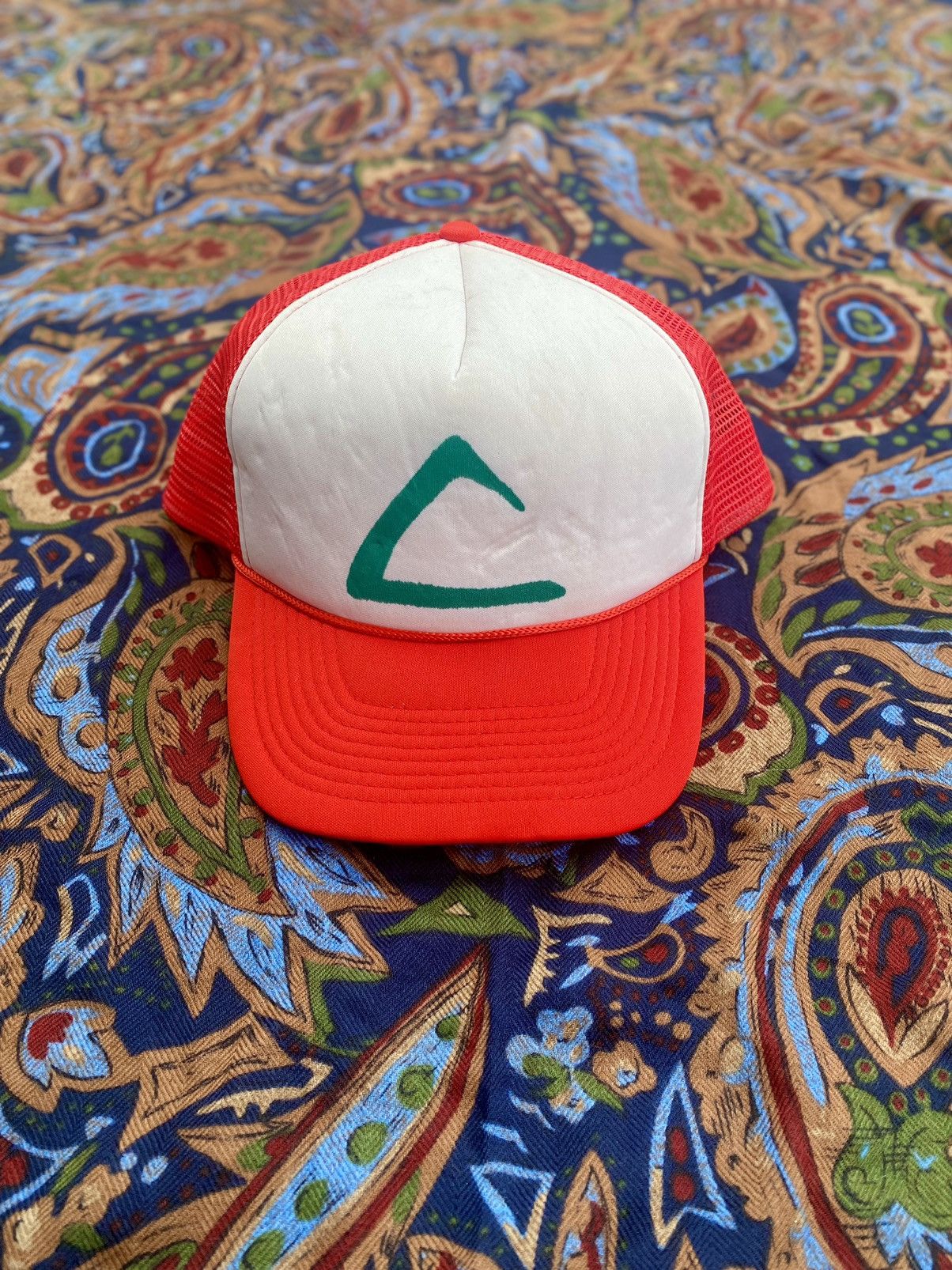 Hats Vintage Ash Ketchum Foam Embroidered Trucker Hat Grailed