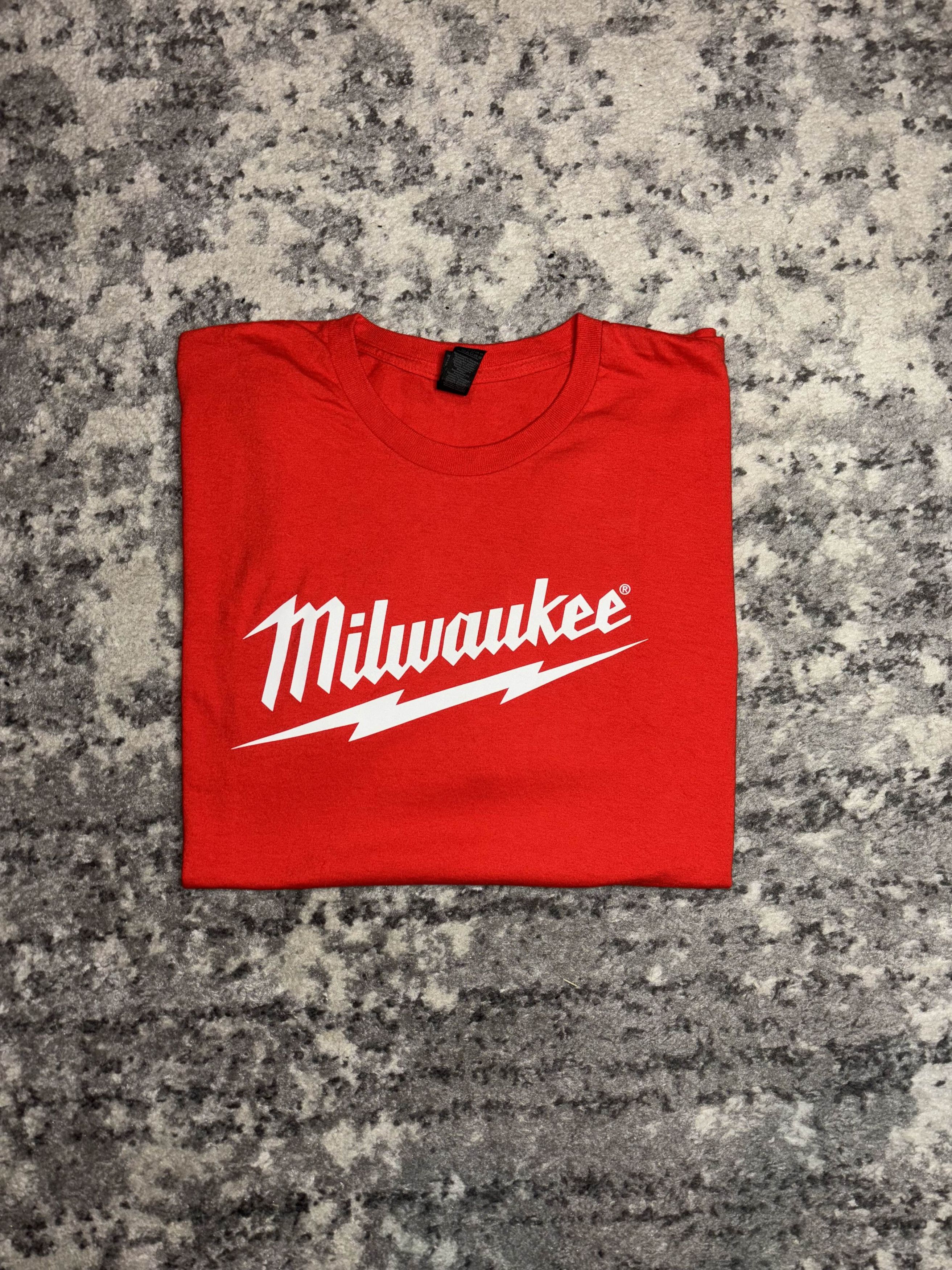 Vintage Milwaukee Tool Promo Logo Shirt Size US XL / EU 56 / 4 - 1 Thumbnail