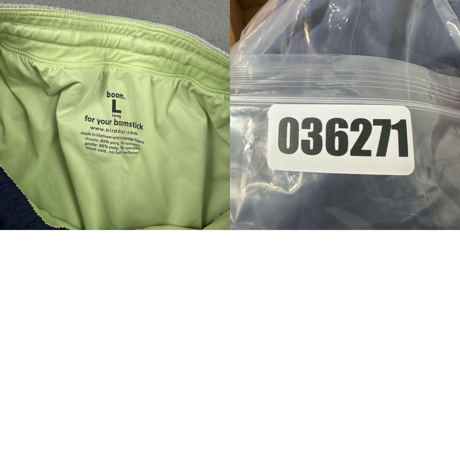 Vintage Birddogs Shorts Men Large Blue Lined Athletic Drawstring Zip Pockets Elastic L Size US 33 - 8 Thumbnail
