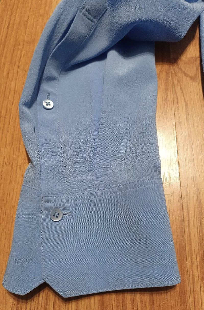 DOROTHEE SCHUMACHER Dorothee Schumacher Blue Silk Blouse Shirt Size 2 / S Size S / US 4 / IT 40 - 7 Thumbnail