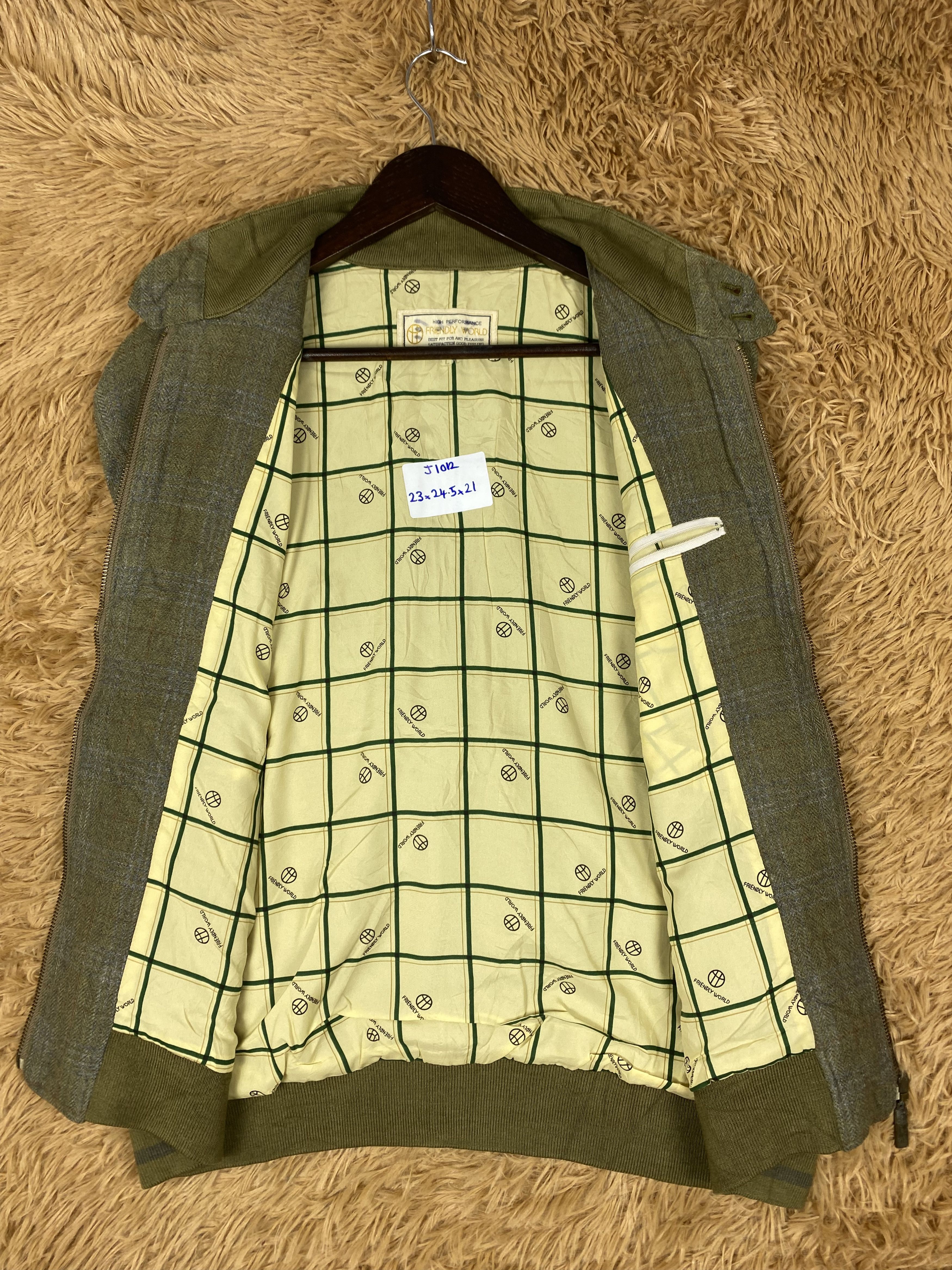 Japanese Brand Vintage Friendly World Jacket DJ1012 Size US L / EU 52-54 / 3 - 6 Thumbnail