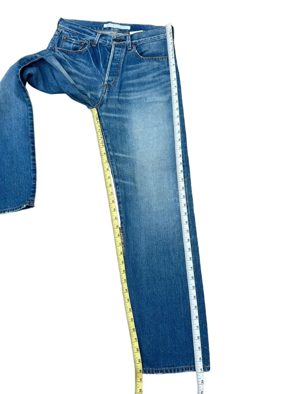 YAECA YEACA Japan Faded Blue Denim Selvedge Jeans Size US 30 / EU 46 - 5 Thumbnail