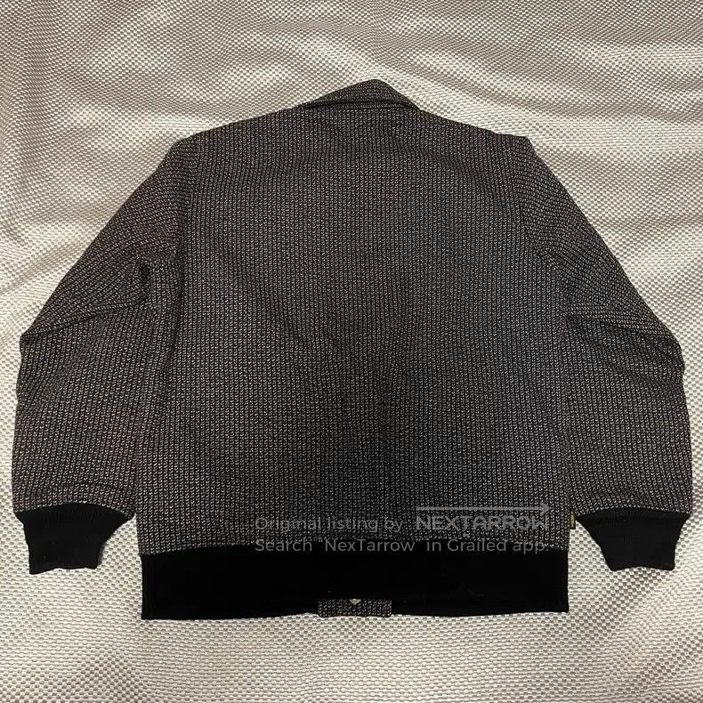 Neighborhood Neighborhood Pepper Salt Wool Knit Baseball Jacket Size US L / EU 52-54 / 3 - 2 Thumbnail