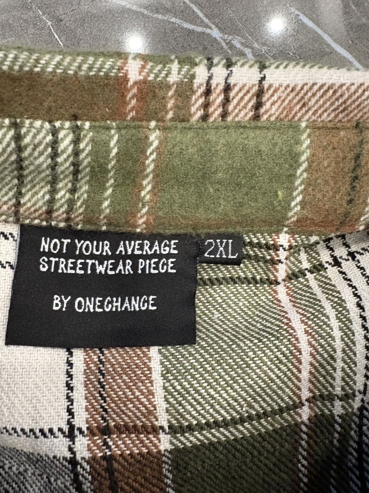 Vintage Onechance Art One Chance General Double Layer Flannel Size US XXL / EU 58 / 5 - 2 Thumbnail