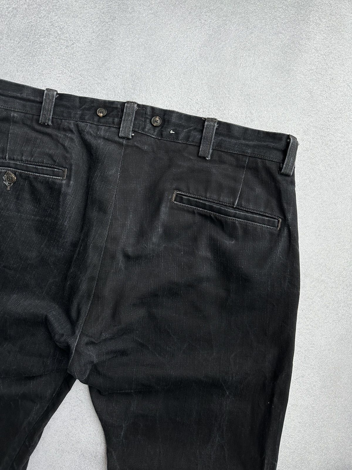 Lee × Vintage Vintage Lee 101 Rider Cowboy Black Heavy Jeans Size US 32 / EU 48 - 14 Thumbnail
