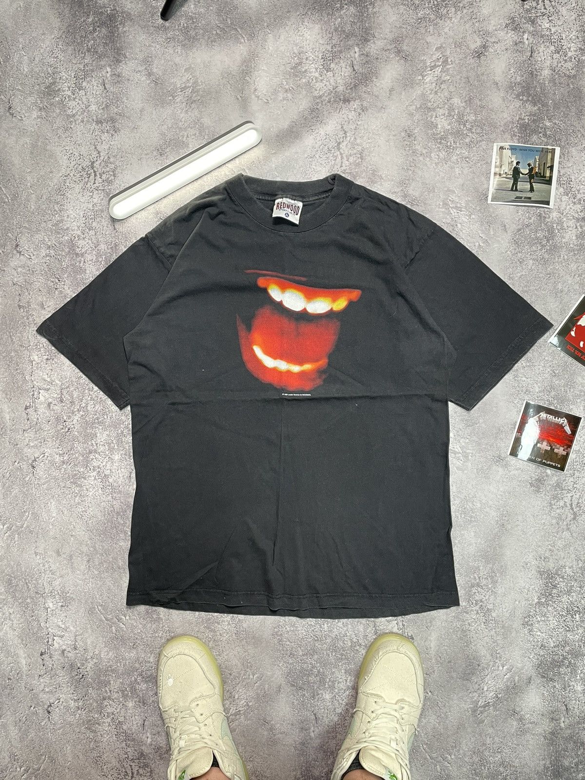 Band Tees Vtg 90s The Wildhearts Earth Grunge Graphic Tee Size US XL / EU 56 / 4 - 2 Thumbnail