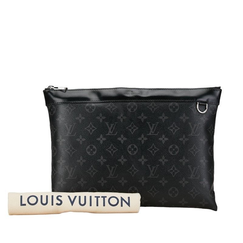 Louis Vuitton Louis Vuitton Monogram Eclipse Pochette Discovery Clutch Size ONE SIZE - 9 Thumbnail