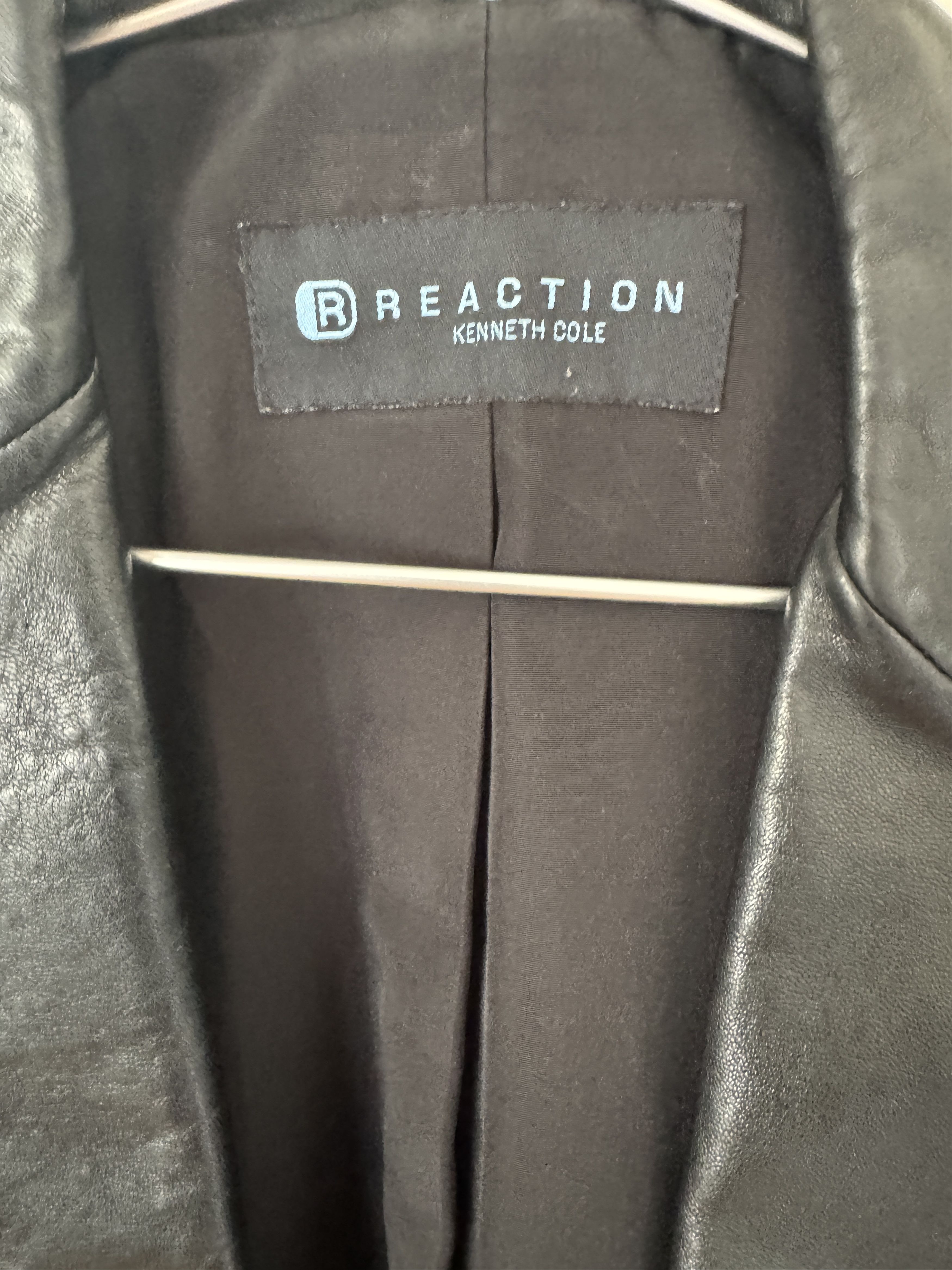 Kenneth Cole Tailored Genuine Leather Blazer w/pockets Size US L / EU 52-54 / 3 - 3 Thumbnail