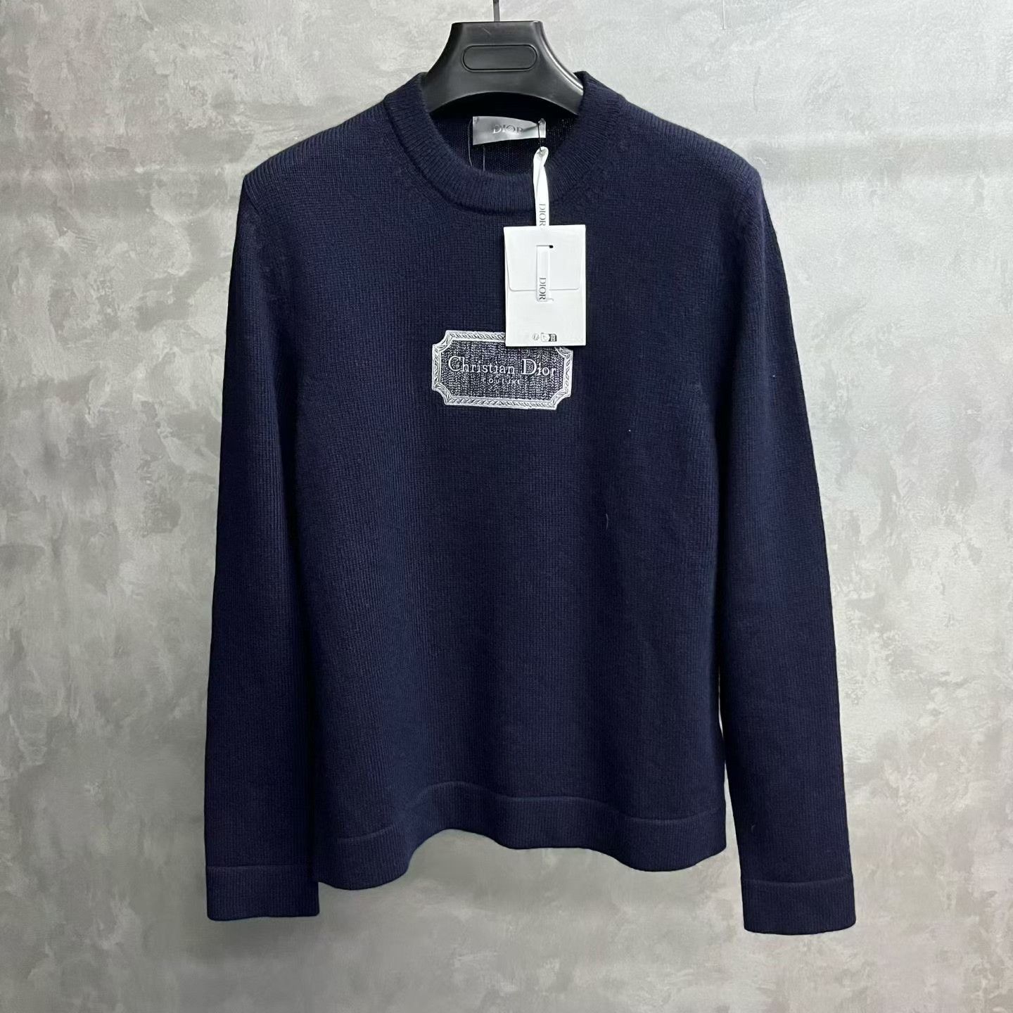 Dior Dior Retro Graphic Blue Sweater s Men Size US S / EU 44-46 / 1 - 1 Thumbnail