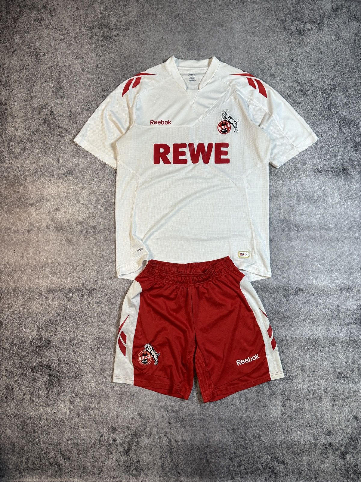 Reebok Vintage Reebok 1.FC Koln 90s Soccer Suits Jersey Shorts L Size US L / EU 52-54 / 3 - 1 Thumbnail