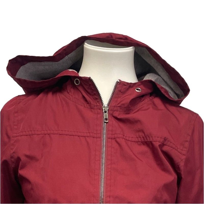 Zine Zine Womens Small Hooded Warm Lined Wind Breaker Rain Jacket Size S / US 4 / IT 40 - 2 Thumbnail