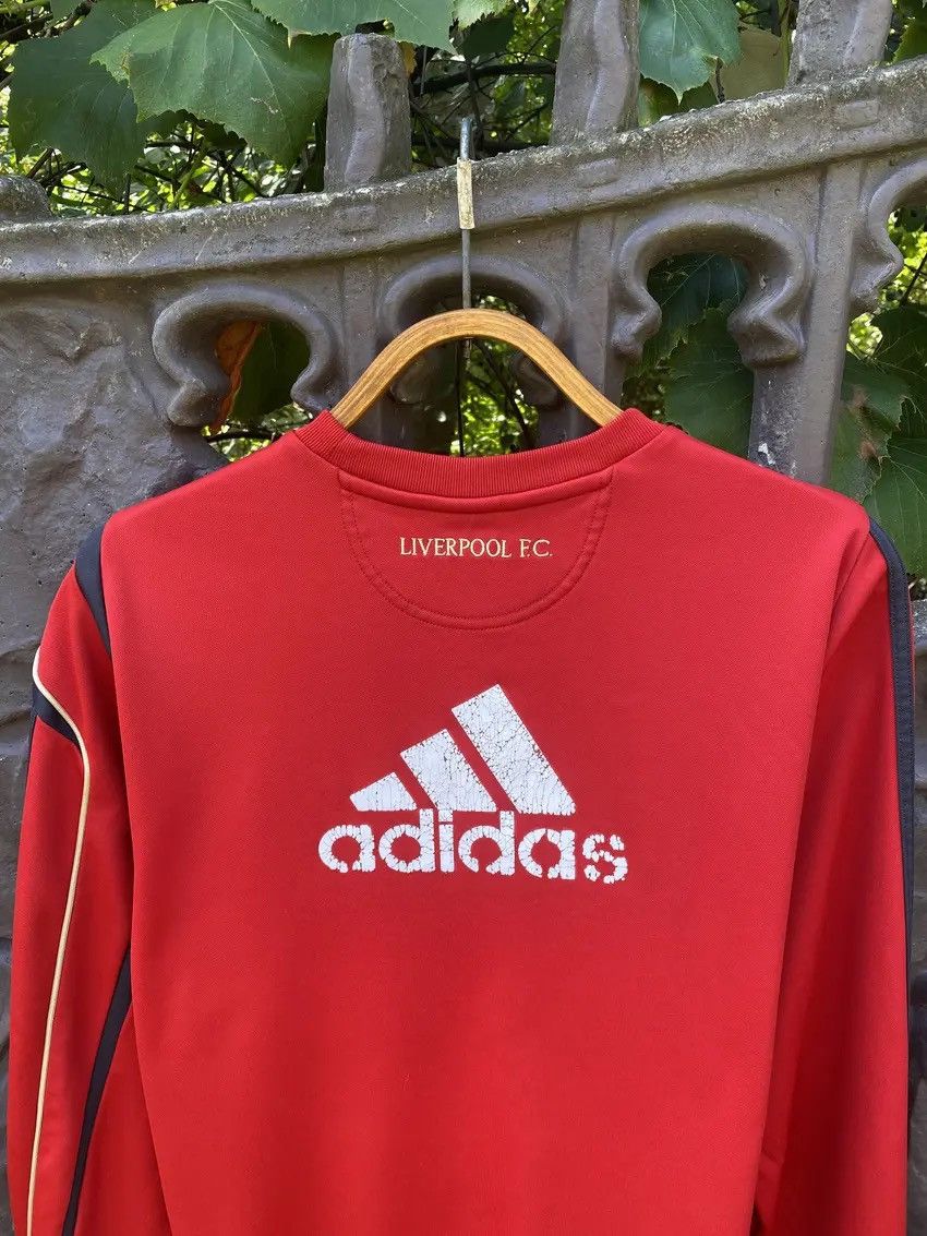 Adidas × Vintage Vintage Adidas Liverpool 2009/2010 Jumper Sweatshirt Size US M / EU 48-50 / 2 - 11 Thumbnail