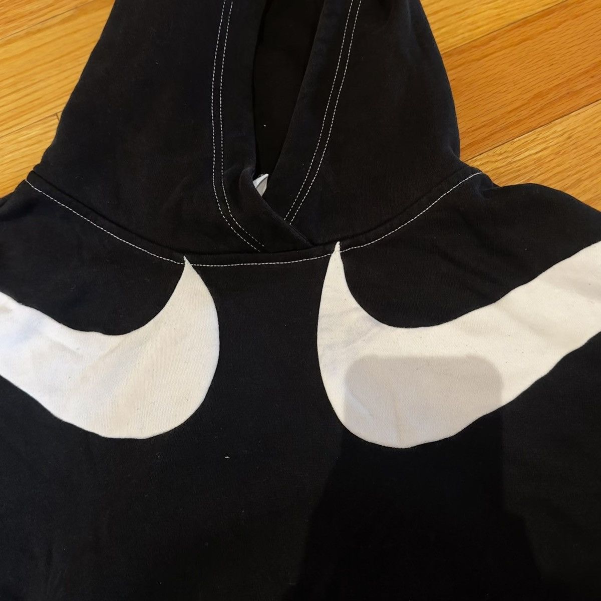 Nike Nike Big Swoosh Club Oversized Fleece Hoodie Size S / US 4 / IT 40 - 5 Thumbnail