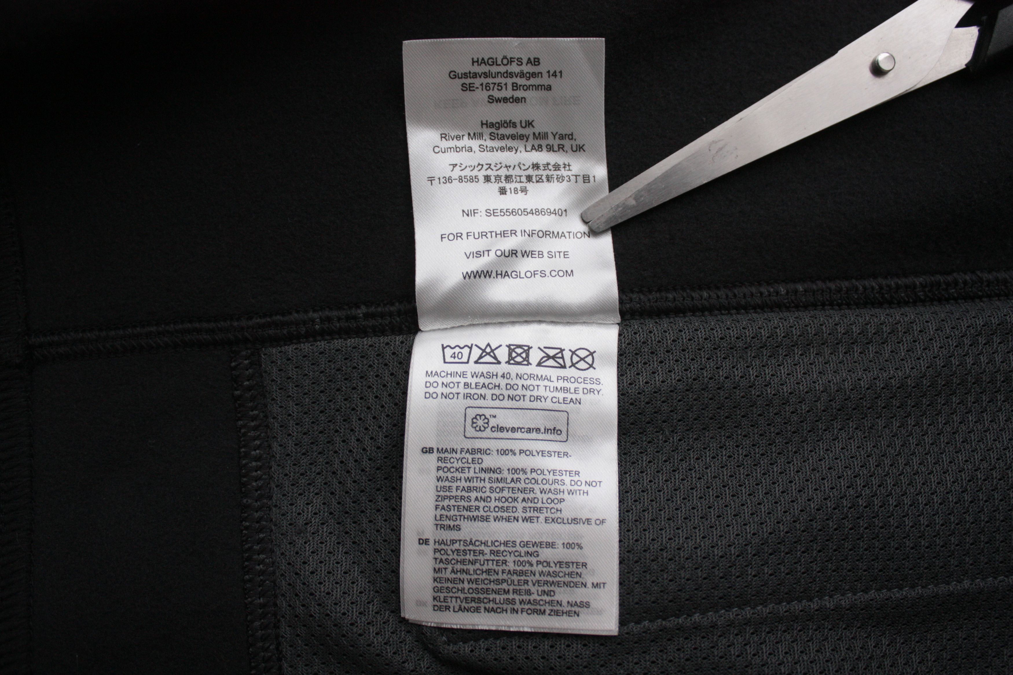 Haglofs Haglofs Zip-Up Black Fleece Jacket Men's XL Size US XL / EU 56 / 4 - 9 Thumbnail