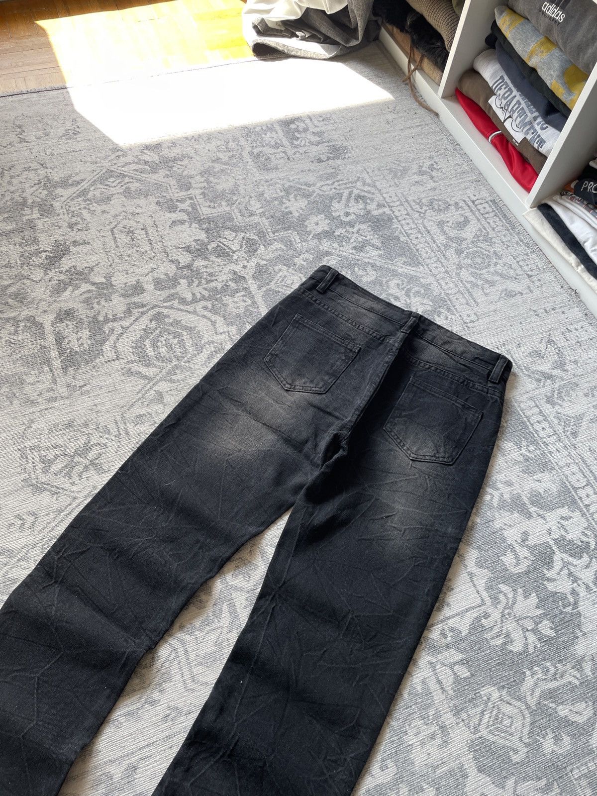 Vintage Vintage Skinny Jeans Faded Avant Garde Japanese Y2K Ripped Size US 30 / EU 46 - 8 Thumbnail