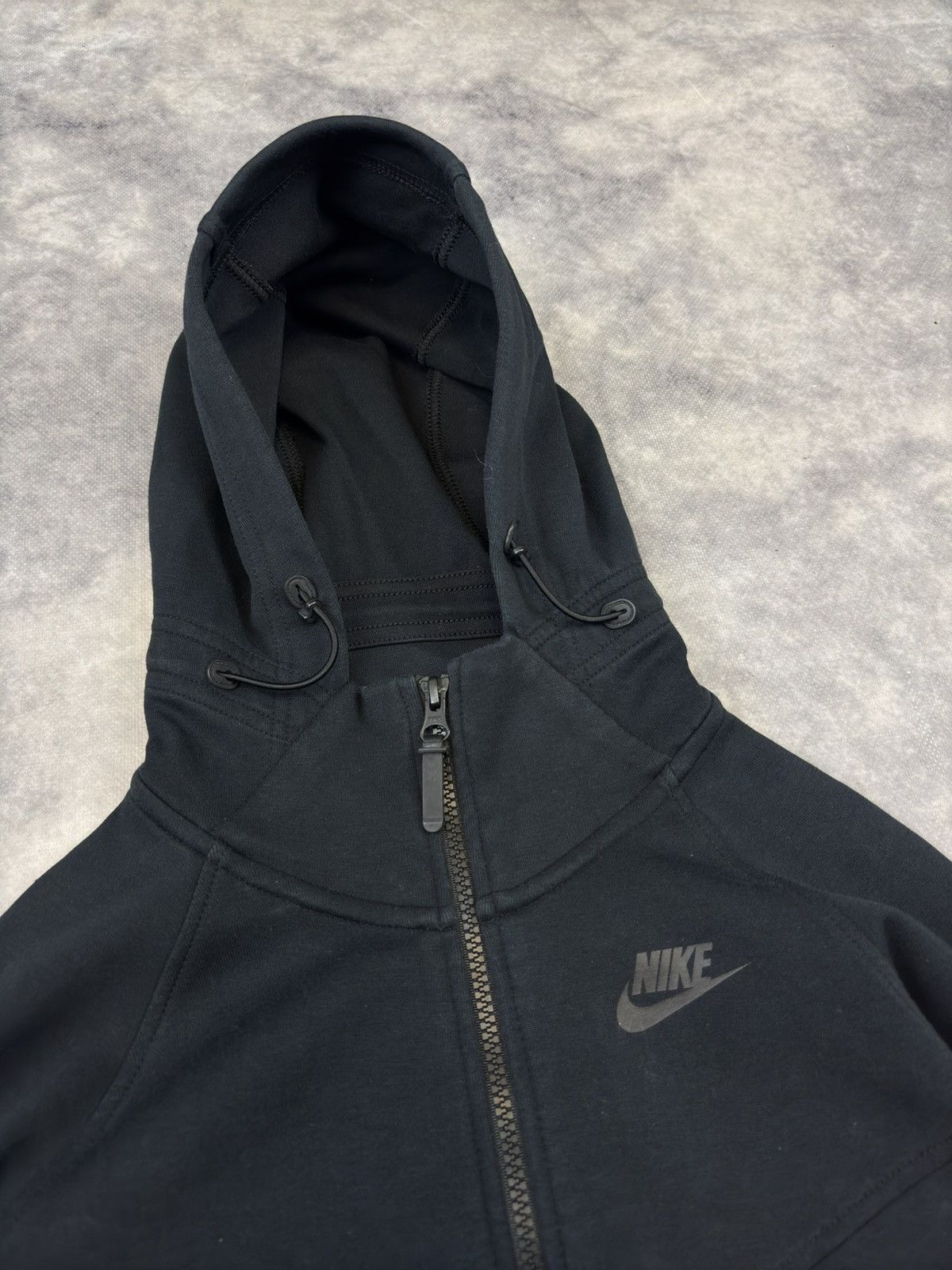 Nike × Vintage Nike tech fleece hoodie zip drip drill ninja affliction rare Size XS / US 0-2 / IT 36-38 - 4 Thumbnail
