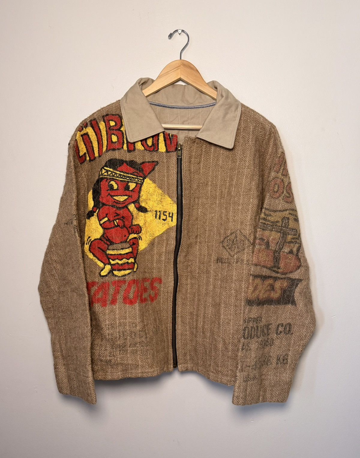 Other HAND PAINTED POTATO SACK JACKET Size US L / EU 52-54 / 3 - 1 Thumbnail