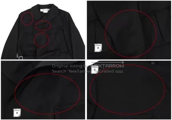 Comme des Garcons Comme des Garcons Black vintage design blazer top Size M / US 6-8 / IT 42-44 - 5 Thumbnail