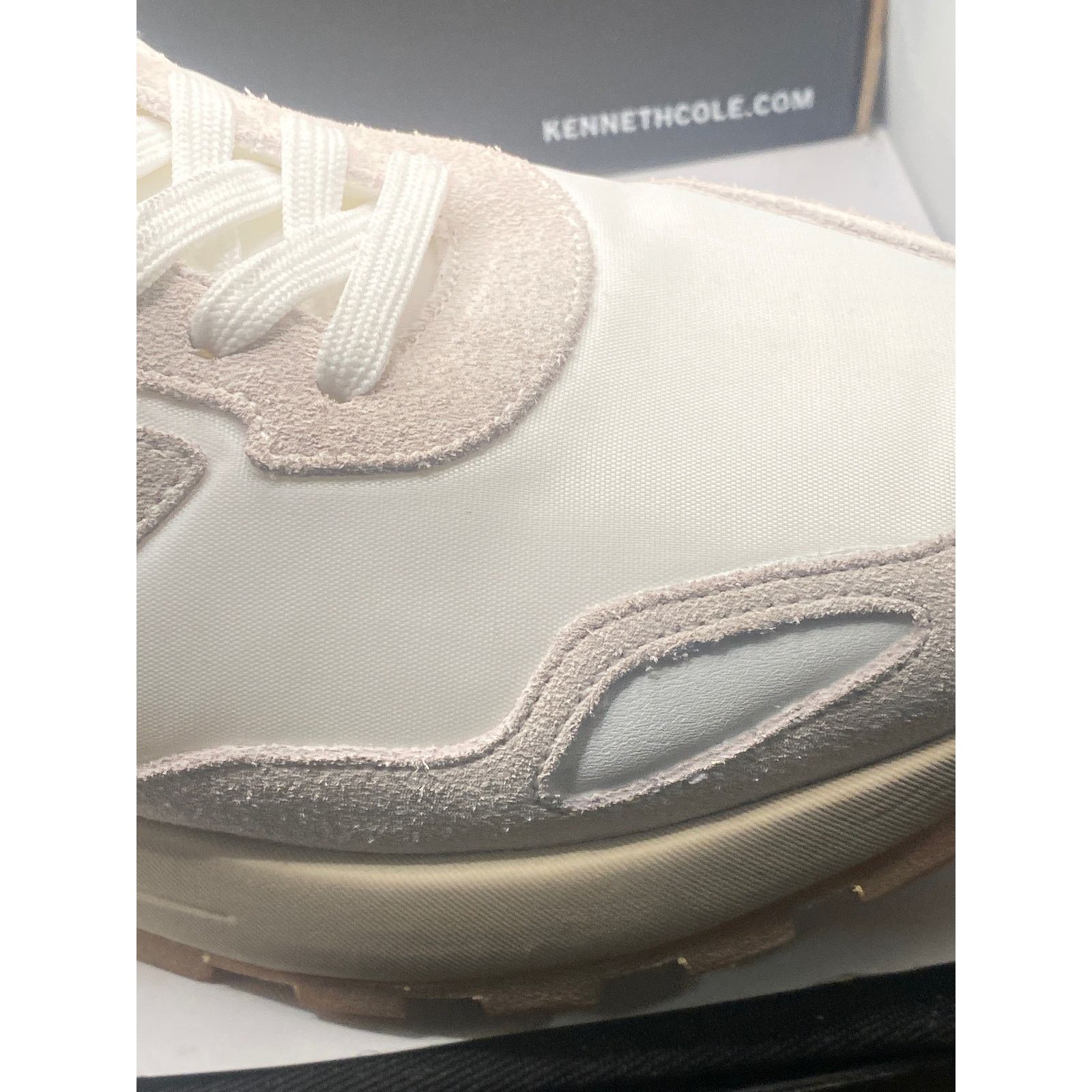 7 For All Mankind Running Sneaker Leather & Nylon Mix White Size US 8 Size US 8 / EU 41 - 9 Thumbnail