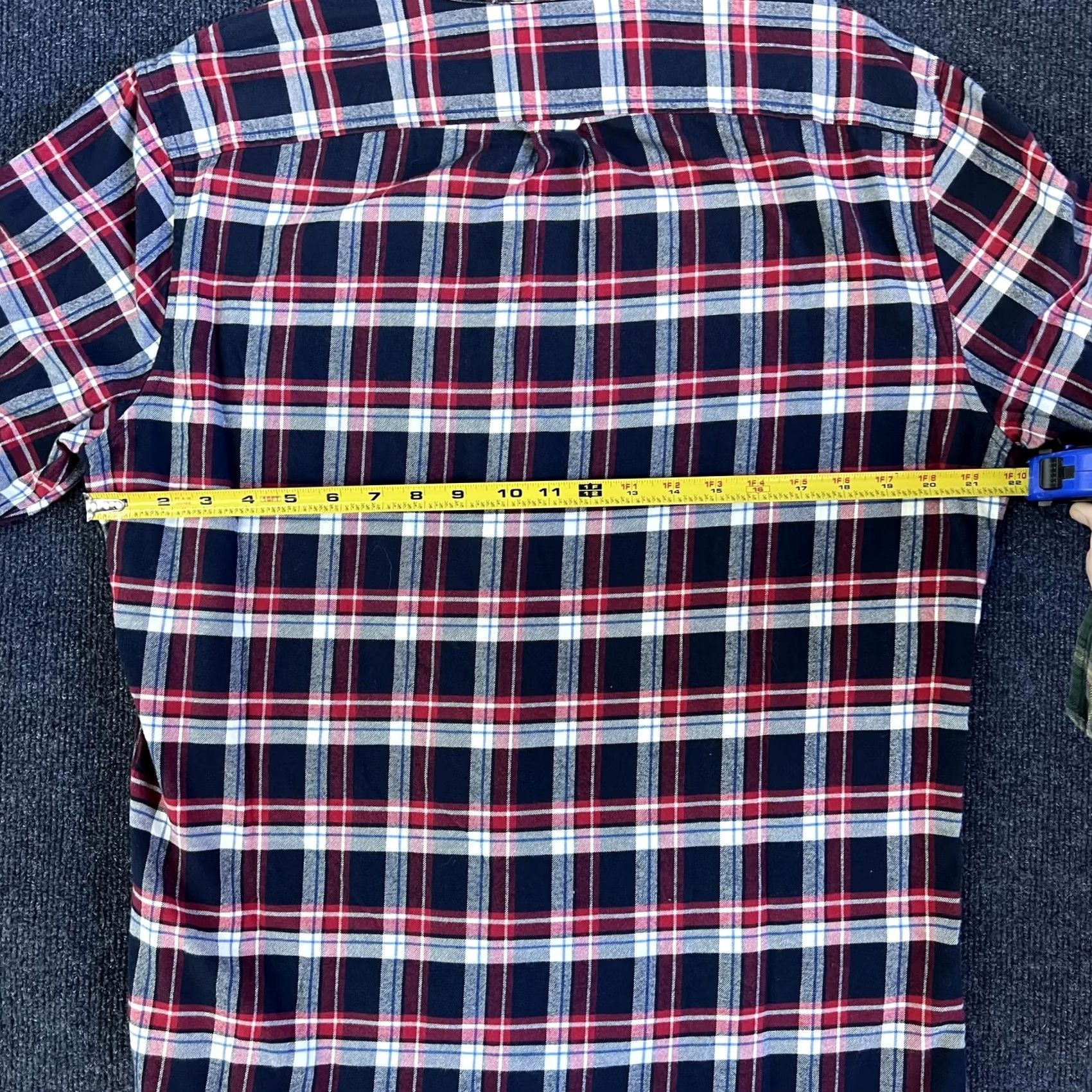 Vintage VINTAGE LL Bean Shirt Mens Medium Red Blue Plaid Slightly Fitted Flannel Lined Size US M / EU 48-50 / 2 - 4 Thumbnail