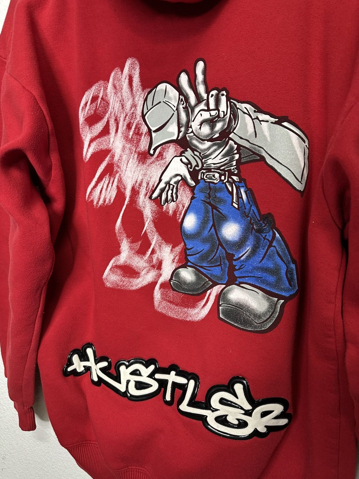 Vintage Y2K Hustler Rap Style Hoodie Size US XL / EU 56 / 4 - 2 Thumbnail