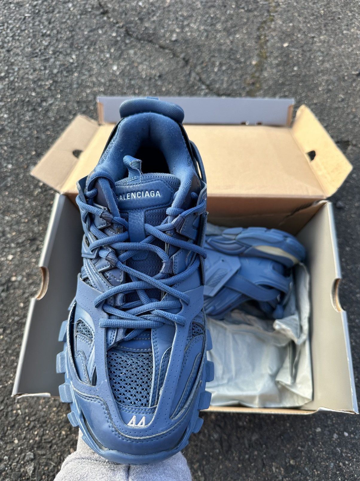 Balenciaga Balenciaga LED Marina Blue Size US 11 / EU 44 - 2 Thumbnail