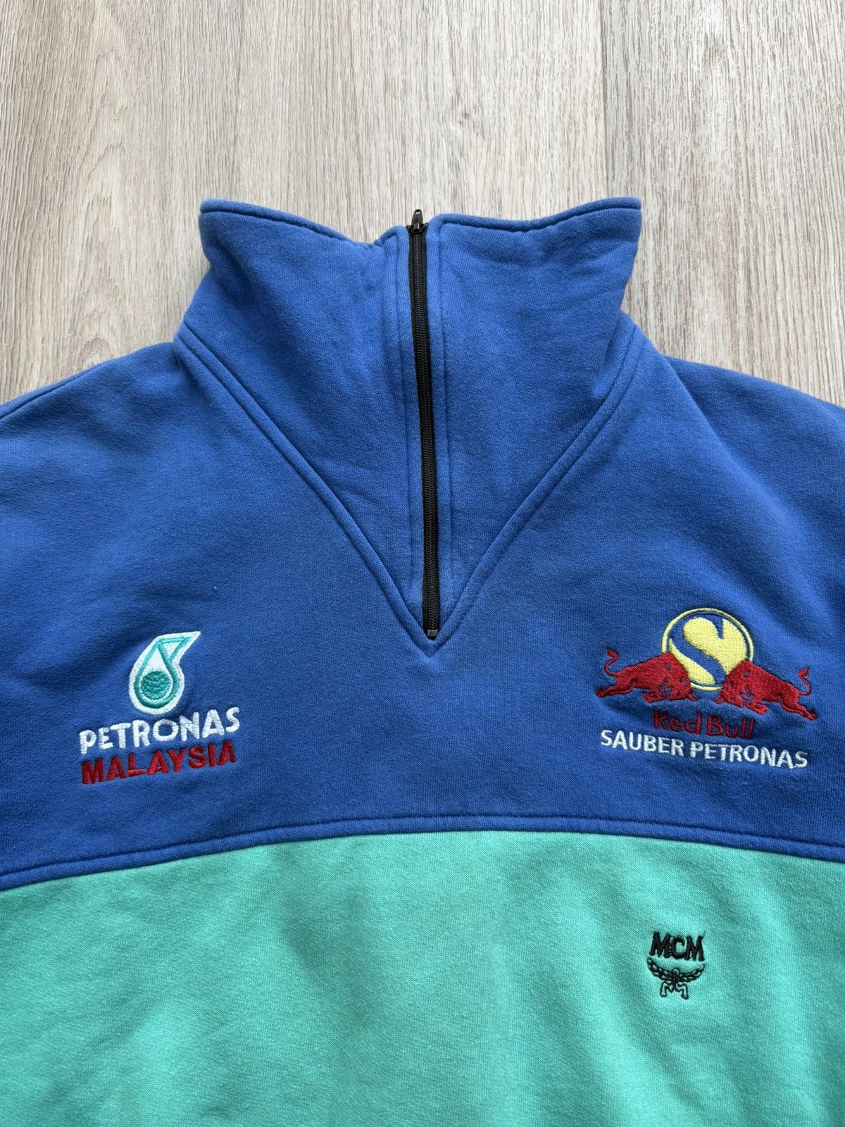 MCM Vintage 80 MCM Sauber Petronas Formula Sweatshirt F1 Racing Size US M / EU 48-50 / 2 - 3 Thumbnail