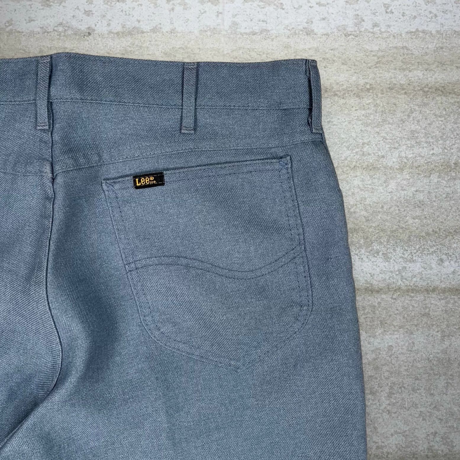 Lee Vintage 90s Lee Dress Pants 36x30 Straight Light Blue Union Size US 36 / EU 52 - 3 Thumbnail