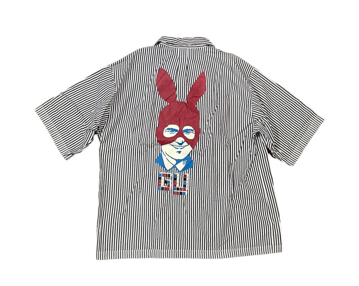 GU *FINAL DROP* Undercover x gu striped graphic camp shirt Size US M / EU 48-50 / 2 - 1 Thumbnail
