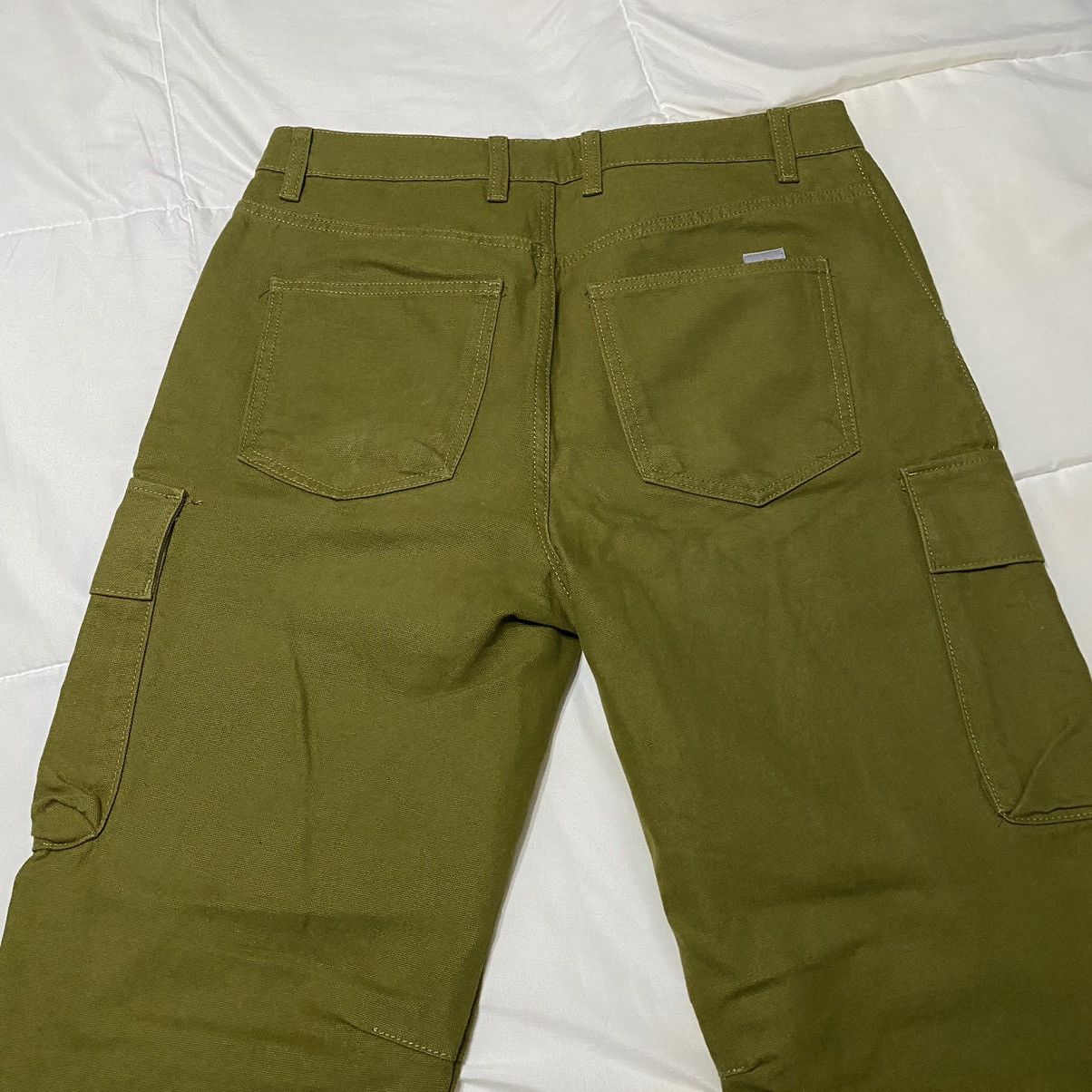Zara Green Zara Cargo Pants Zara Cargos Size US 32 / EU 48 - 7 Thumbnail