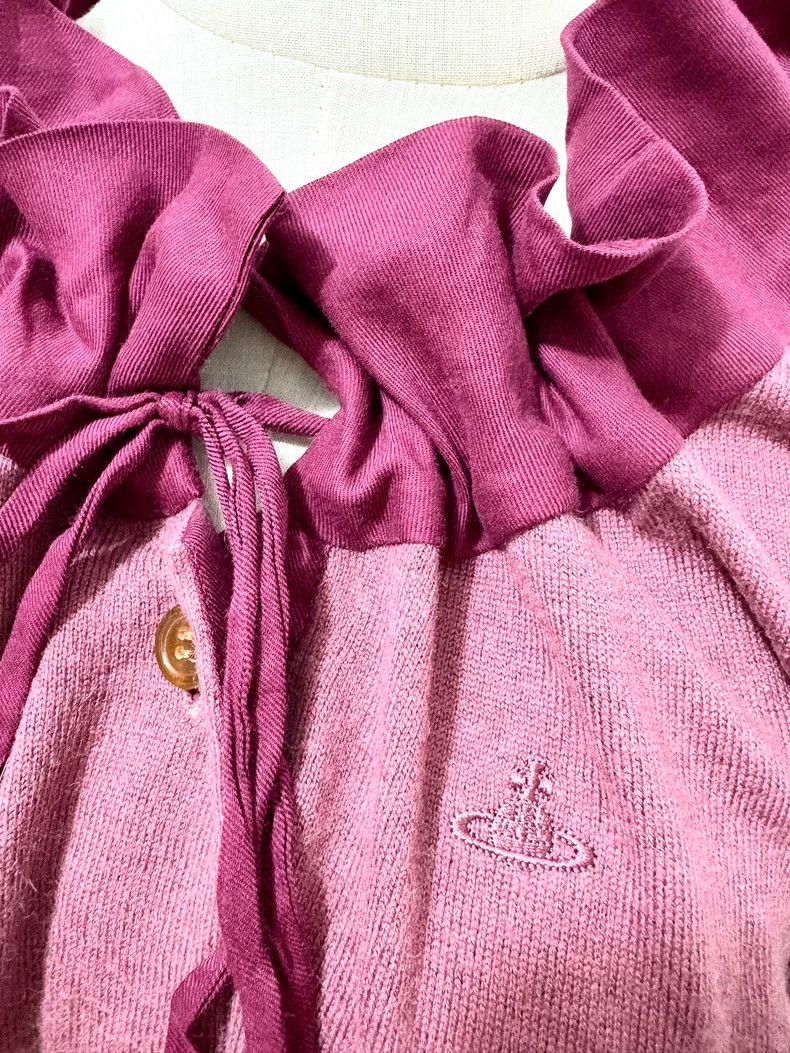 Vivienne Westwood Vivienne Westwood Pink patchwork petal collar sweater Size M / US 6-8 / IT 42-44 - 4 Thumbnail