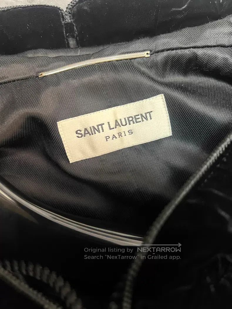 Saint Laurent Paris Saint Laurent Paris Wizard Hooded Velvet Jacket Size US L / EU 52-54 / 3 - 3 Thumbnail