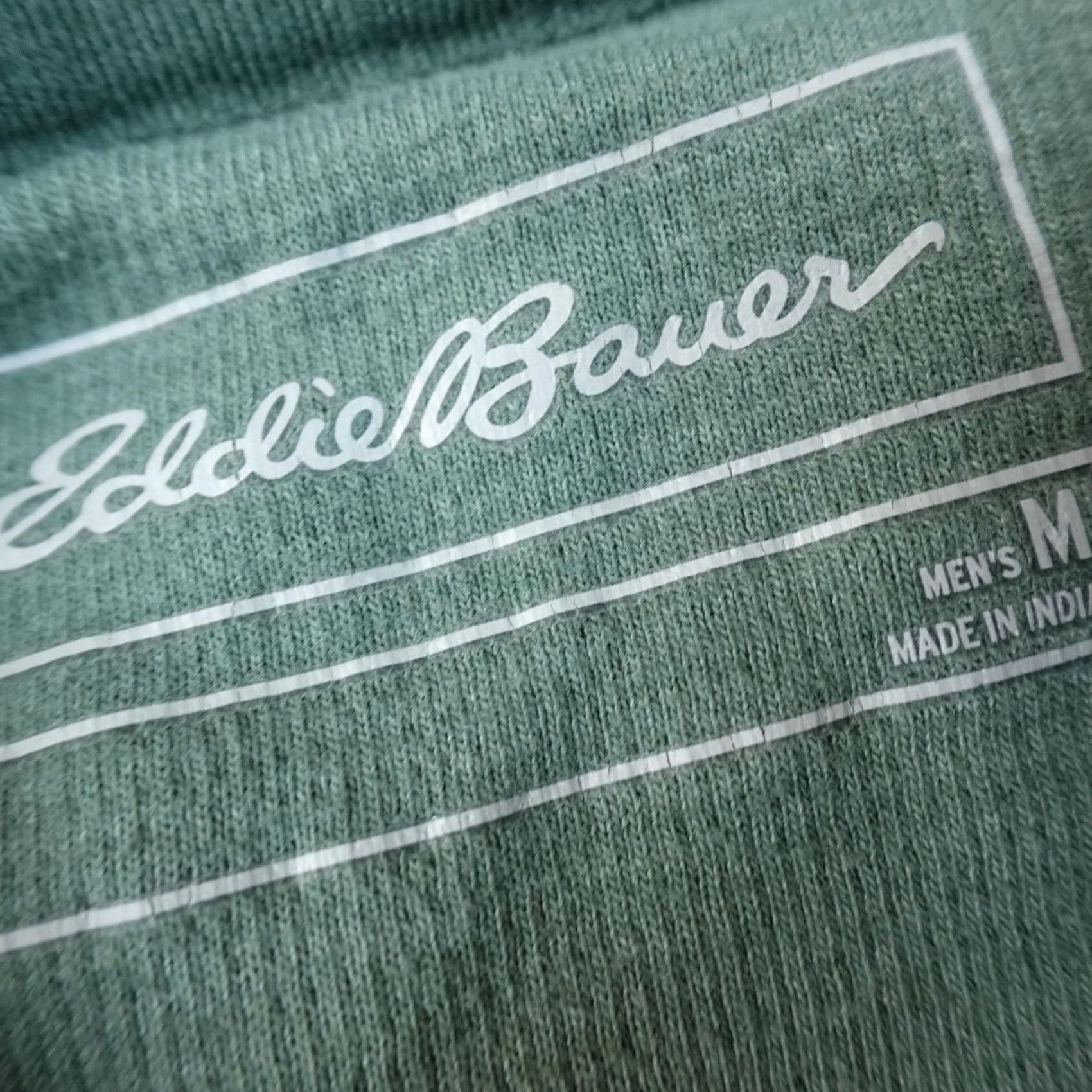 Eddie Bauer Eddie Bauer Shirt Mens M Green Waffle Knit Thermal Crewneck Long Sleeve Outdoor Size US M / EU 48-50 / 2 - 5 Thumbnail