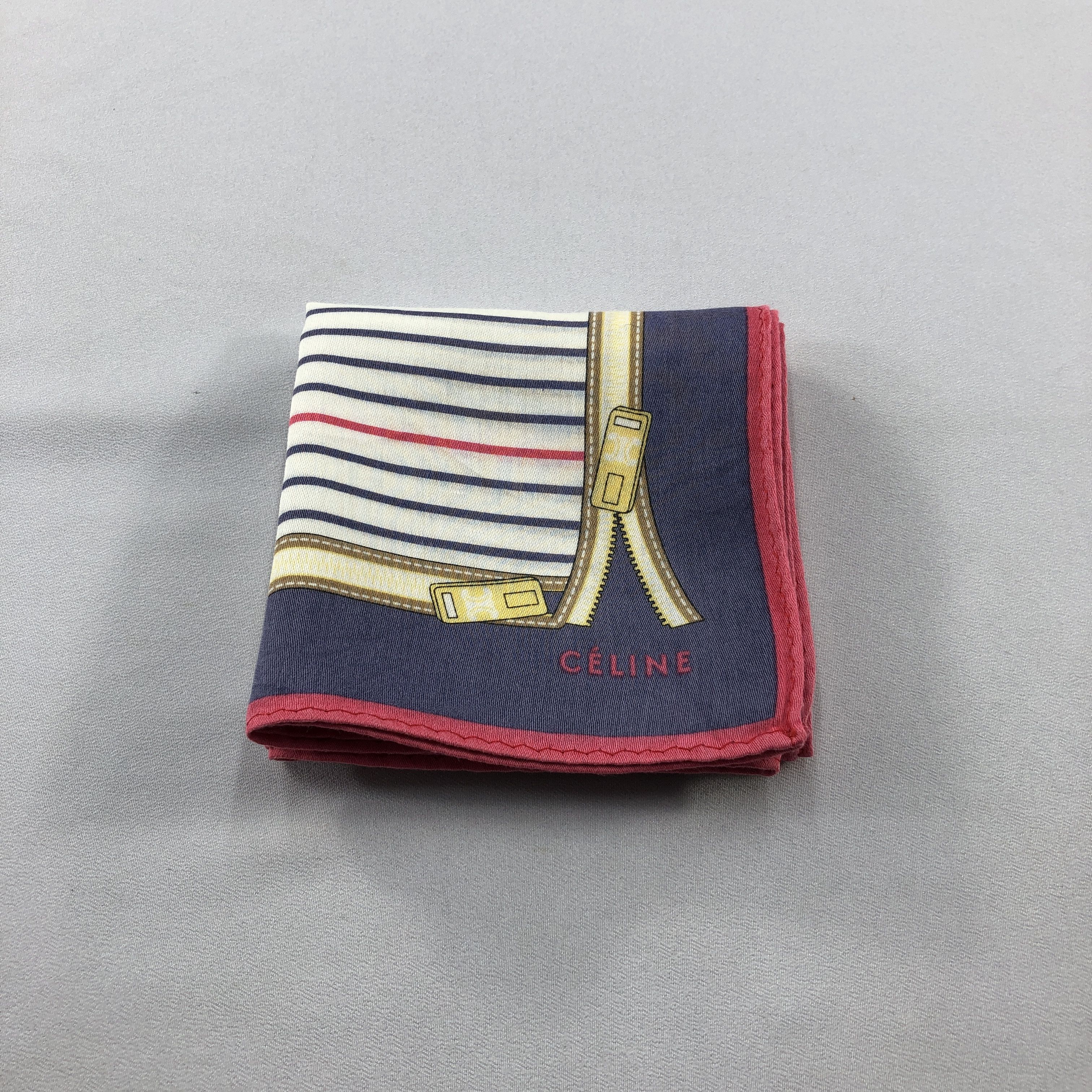 Celine Celine Handkerchief Neckerchief Bandana H3043 Size ONE SIZE - 7 Thumbnail