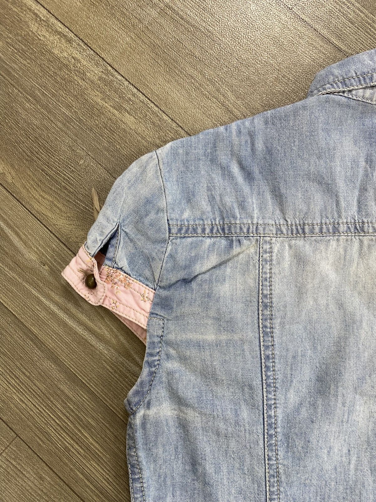 Dolce & Gabbana Luxury Dolce & Gabbana Denim Western Shirt Size XS / US 0-2 / IT 36-38 - 12 Thumbnail