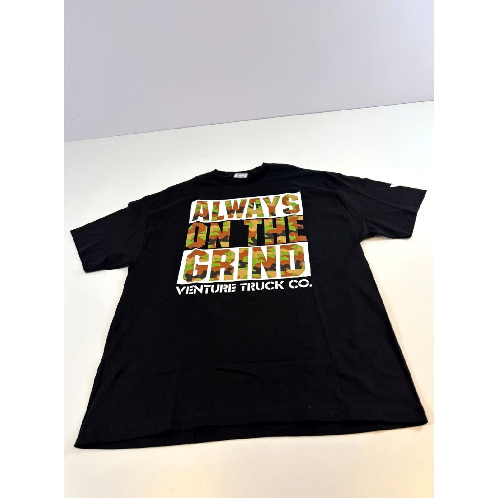 Vintage VINTAGE Venture T-Shirt XL Black 90s Skateboard Always On The Grind USA Mens Size US XL / EU 56 / 4 - 4 Thumbnail