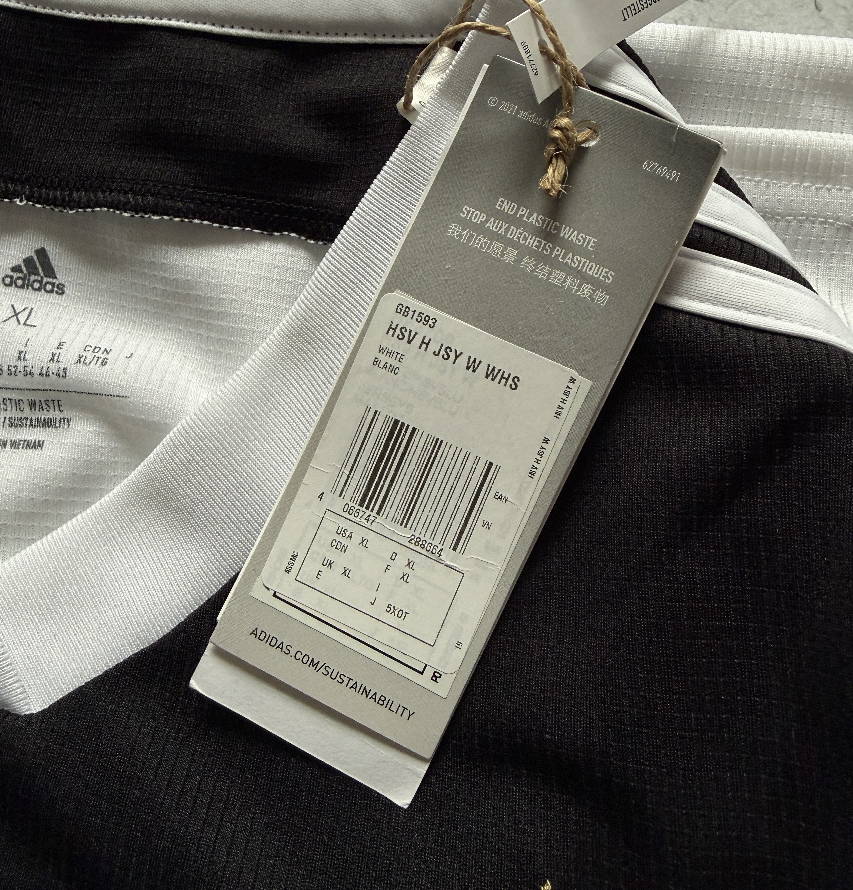 Adidas HAMBURGER SV 22/23 HOME JERSEY SHIRT WOMEN GB1593 XL Size XL / US 12-14 / IT 48-50 - 4 Thumbnail