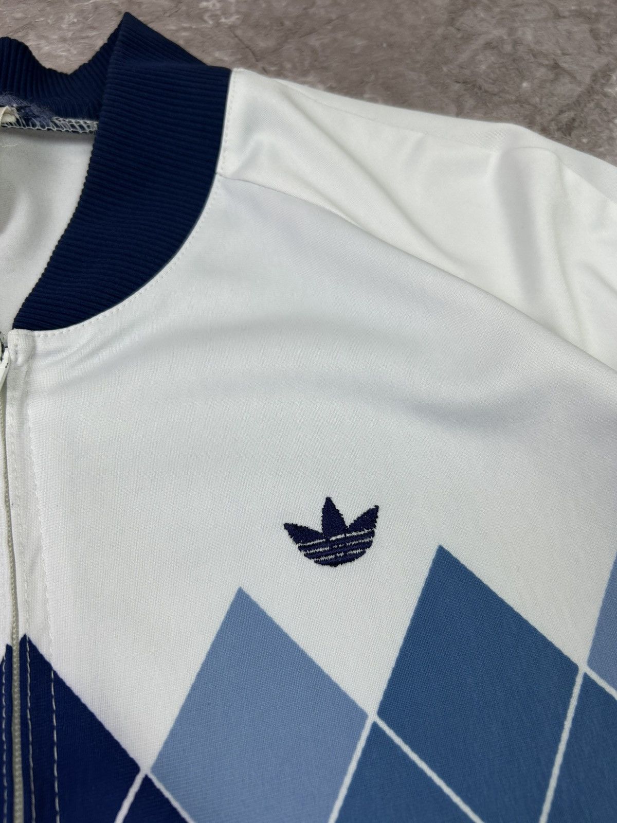 Adidas × Vintage 70's 80's Adidas Ventex Austria Vintage Track Bomber Jacket Size US M / EU 48-50 / 2 - 8 Thumbnail