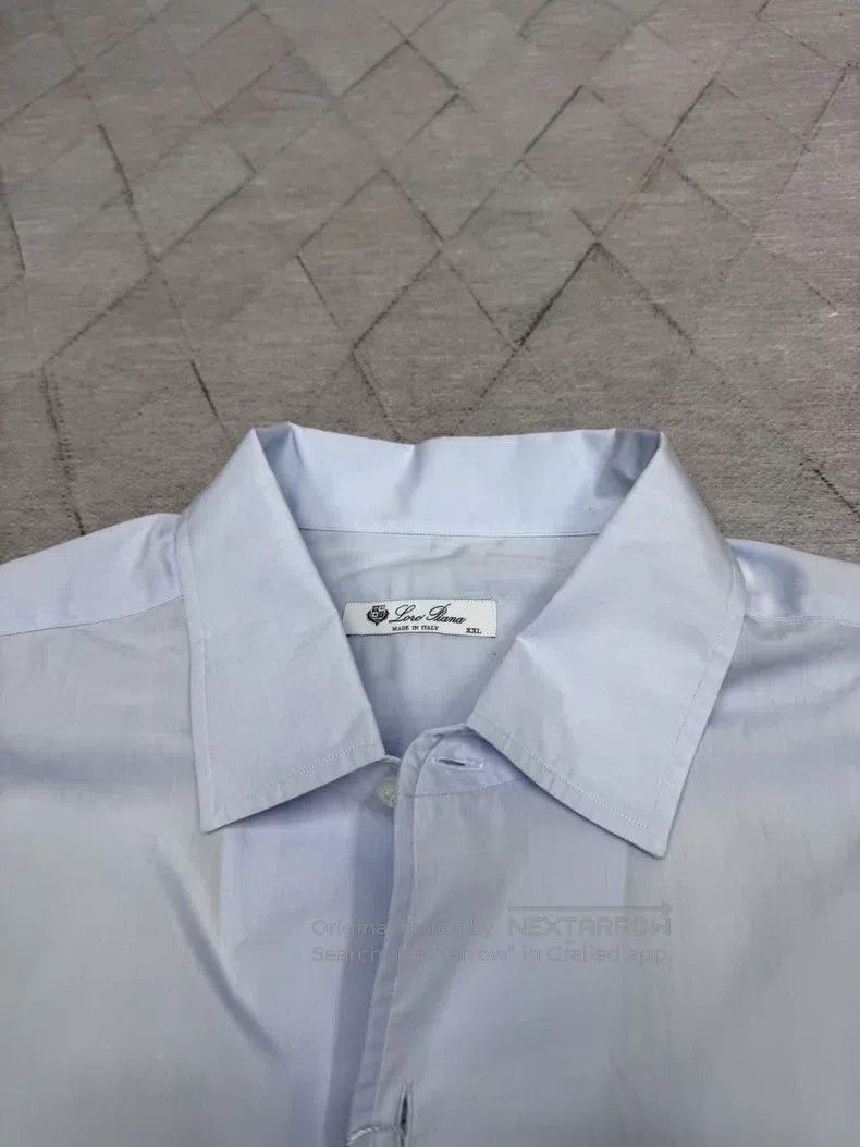 Loro Piana Loro Piana Sea Island Cotton Shirt Size US XXL / EU 58 / 5 - 3 Thumbnail