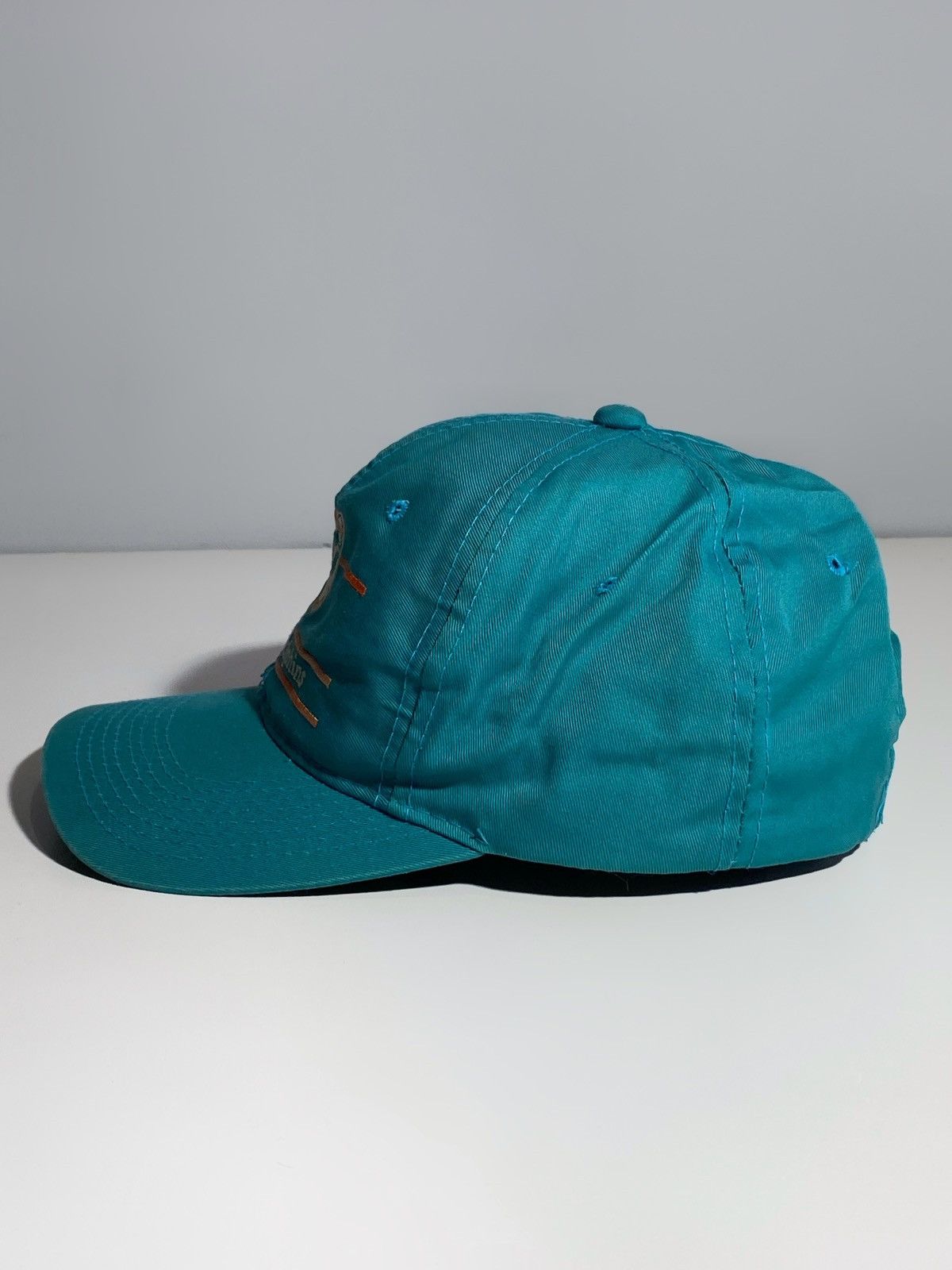 NFL Rare 80s Miami Dolphins Logo Annco Sharktooth Snapback Hat Size ONE SIZE - 6 Thumbnail