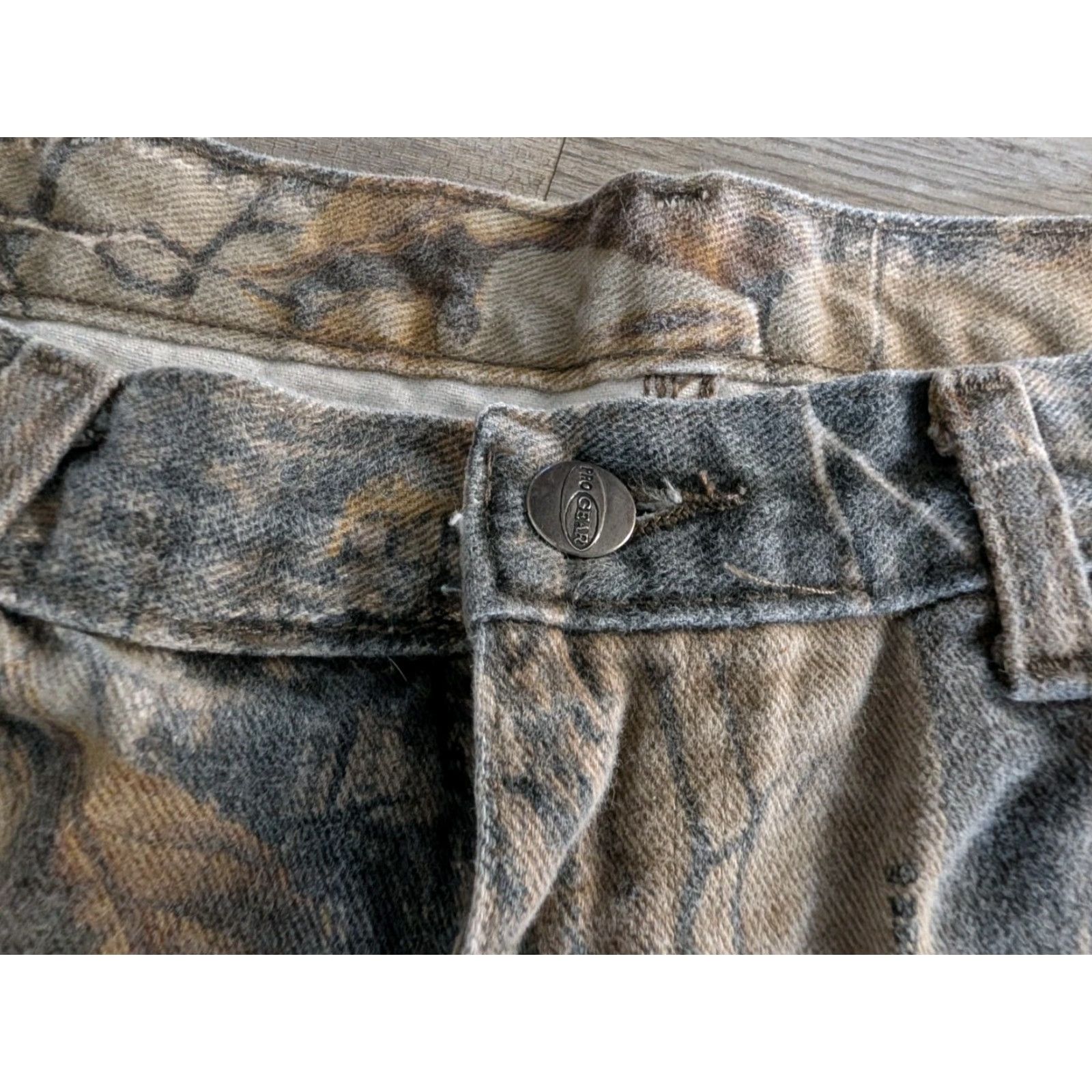 Wrangler VINTAGE Wrangler Pro Gear Realtree Camo Jeans Men 36x29 Regular Stretch 5-Pocket Camouflage Outdoors Mens Size US 36 / EU 52 - 4 Thumbnail