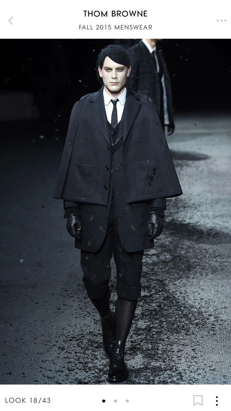 Thom Browne Thom Browne size1 A beautiful embroidered cloak Size US S / EU 44-46 / 1 - 4 Thumbnail