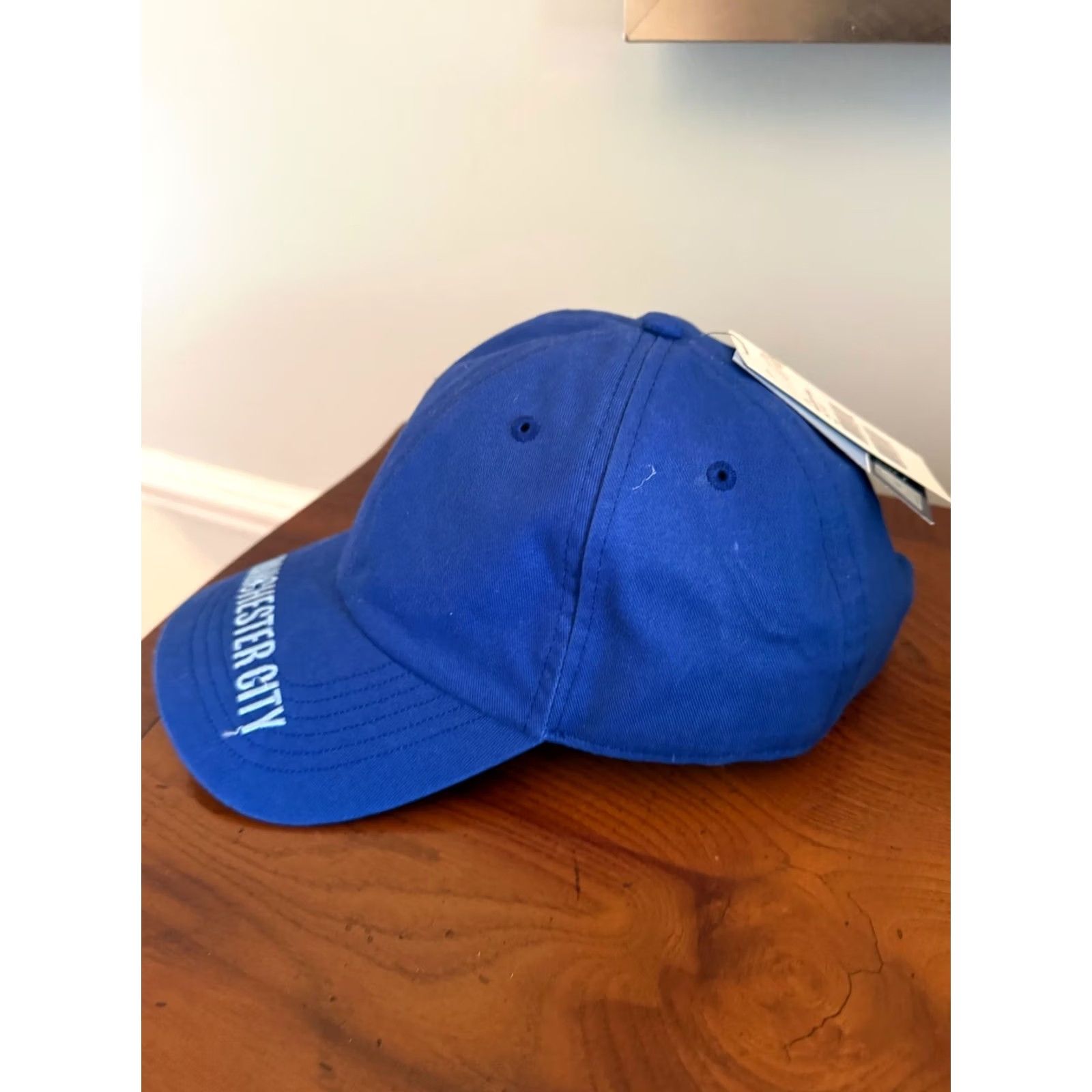 Vintage Fan Ink Manchester City Hat Cap Official Collection NEW BLUE Adjustable Football Size ONE SIZE - 2 Thumbnail