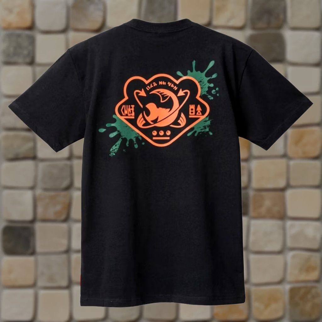 New Era New Era Splatoon 3 T-shirt Short Sleeve L Black Men Crew Neck Salmon Run Nintendo TOKYO 2024 Size US L / EU 52-54 / 3 - 1 Thumbnail