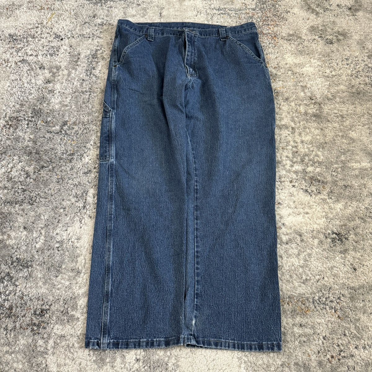 JNCO × Vintage × Wrangler Vintage Y2K Wrangler baggy wide leg JNCO style carpenter Size US 36 / EU 52 - 2 Thumbnail