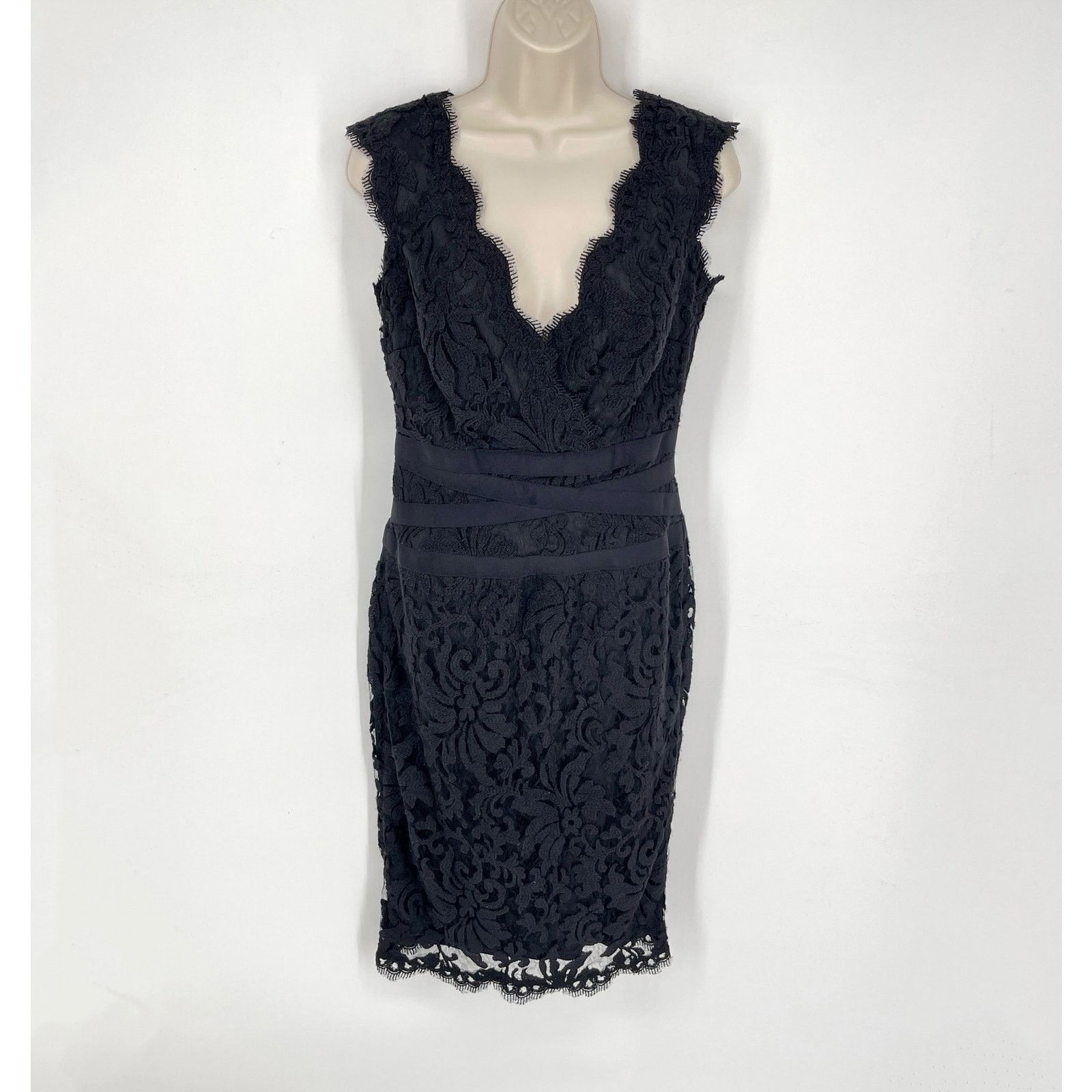 tadashi shoji embroidered cocktail dress Artisanal Embroidered Dress 100% Cotton Black 604000 main image 0