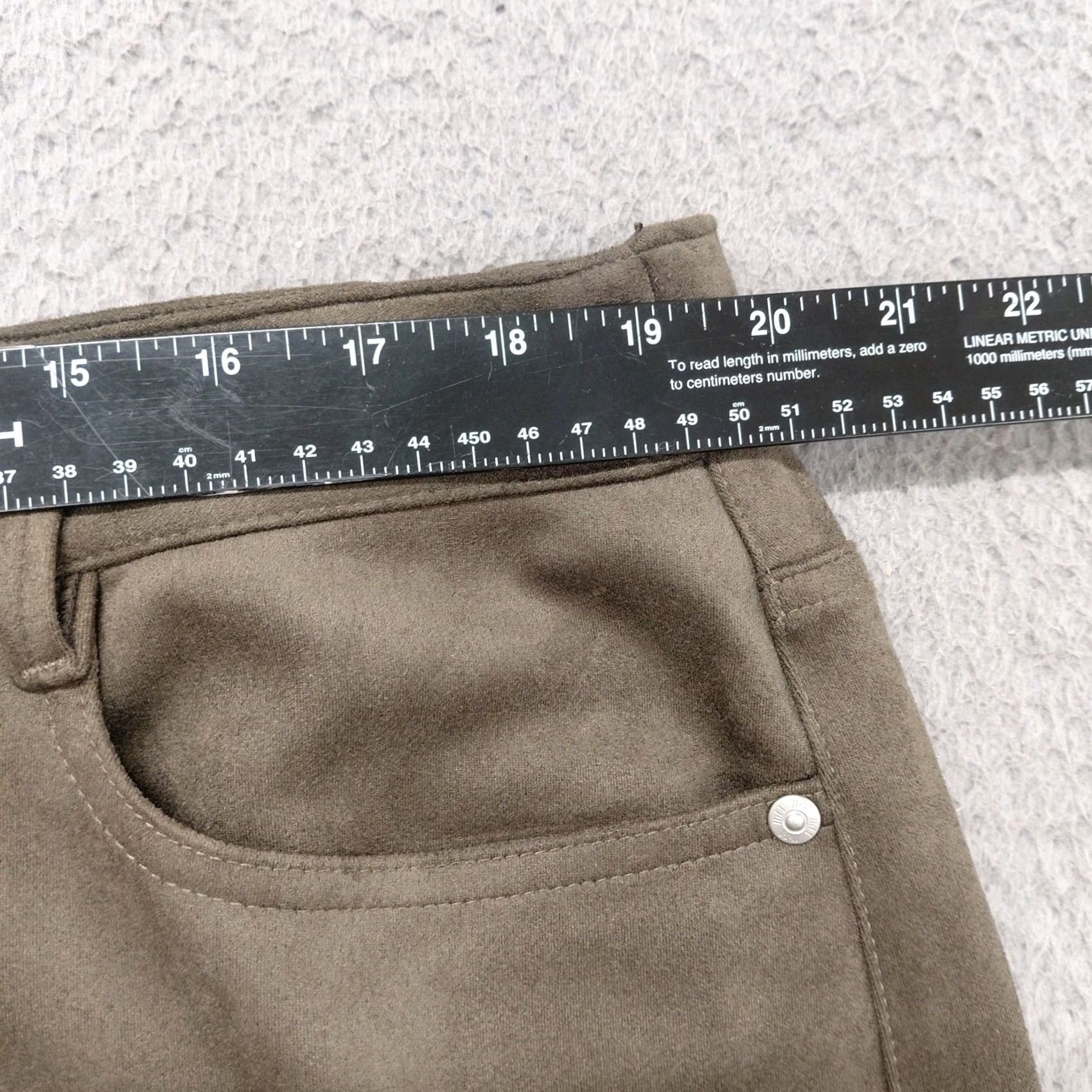 J. Jill VINTAGE J.Jill Suede Skirt Womens Size 20 Maxi Vent Back Slit Brown Olive Fall Mens Womens Girl Boy? Size 42" / US 20 - 7 Thumbnail