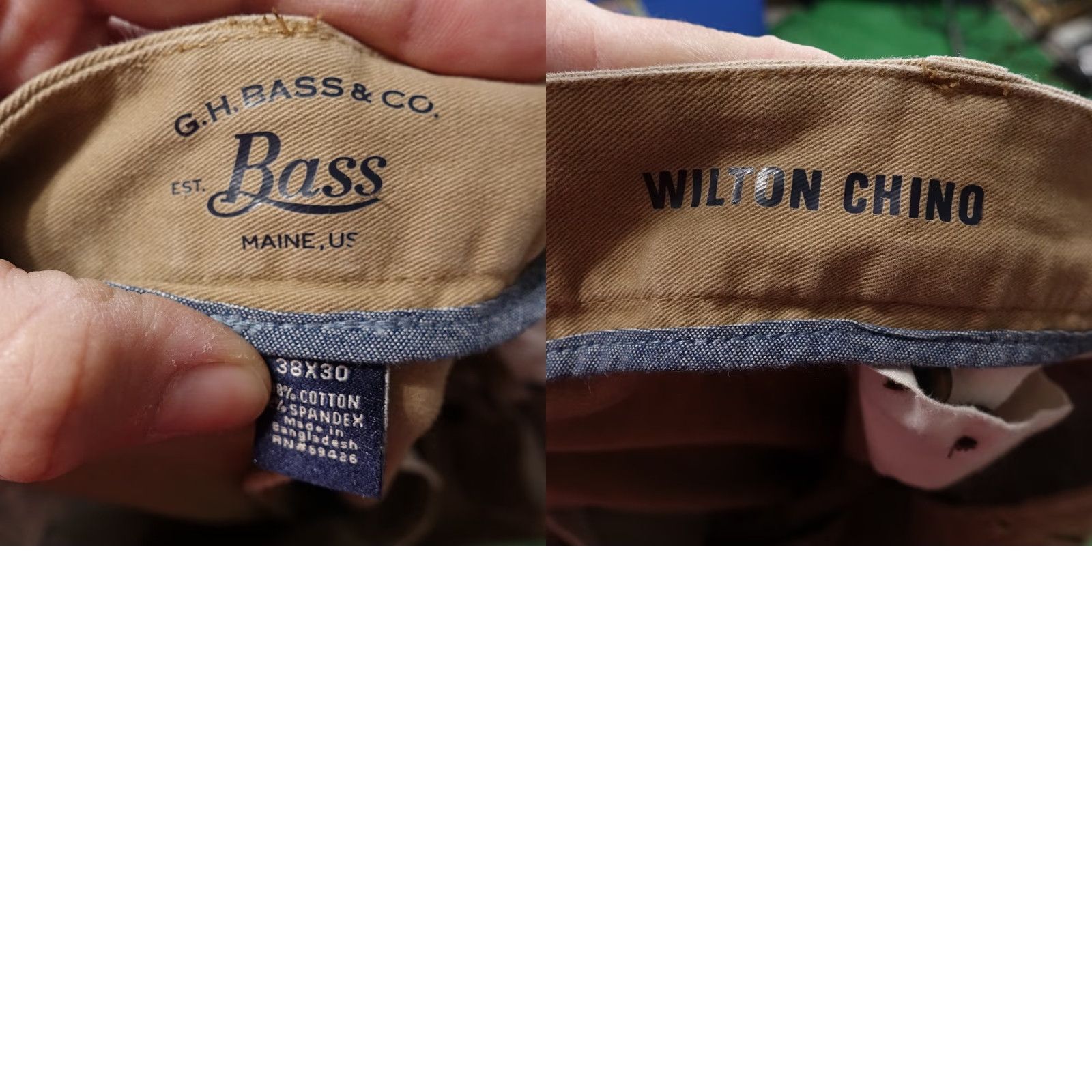 Vintage GH BASS & CO WILTON CHINO PANTS KHAKI TAN MENS SIZE 38X32 Size US 38 / EU 54 - 8 Thumbnail