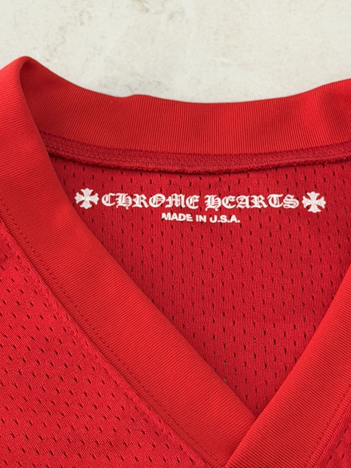 Chrome Hearts Chrome Hearts "TEAM" CNY Exclusive Mesh Longsleeve Sz.L Size US L / EU 52-54 / 3 - 6 Thumbnail